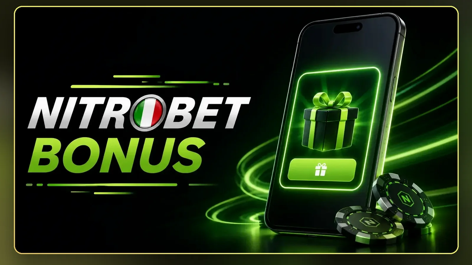 Banner promozionale del bonus di benvenuto
